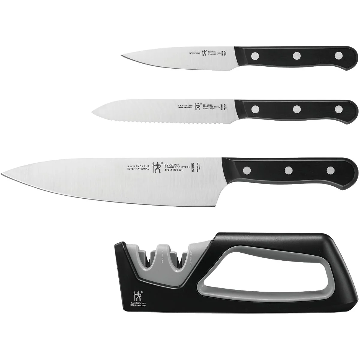Outstanding J.A. Henckels International 4-Piece Knife Set Versatile