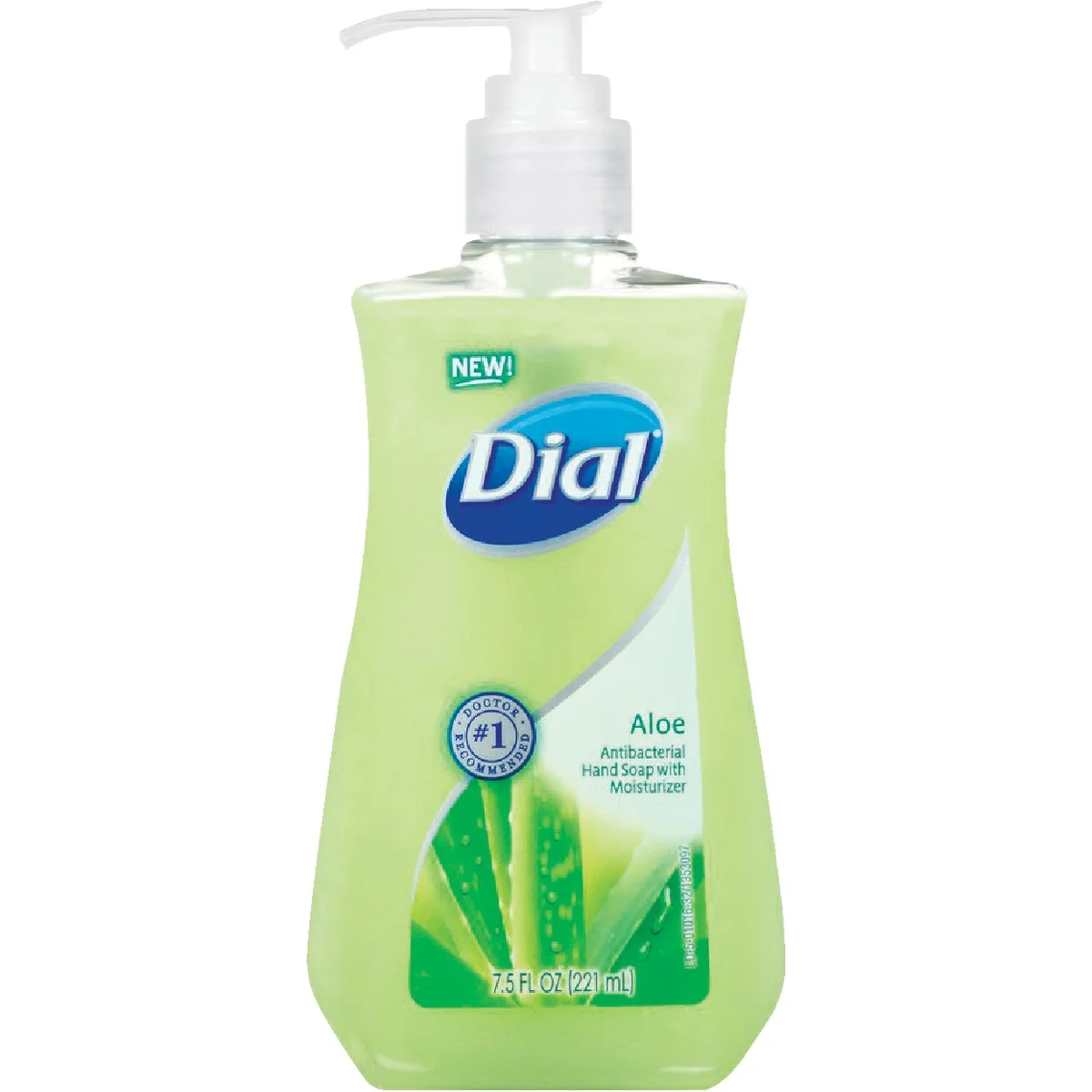 Luxury Dial 7.5 Oz. Aloe Antibacterial Liquid Hand Soap with Moisturizer Pure