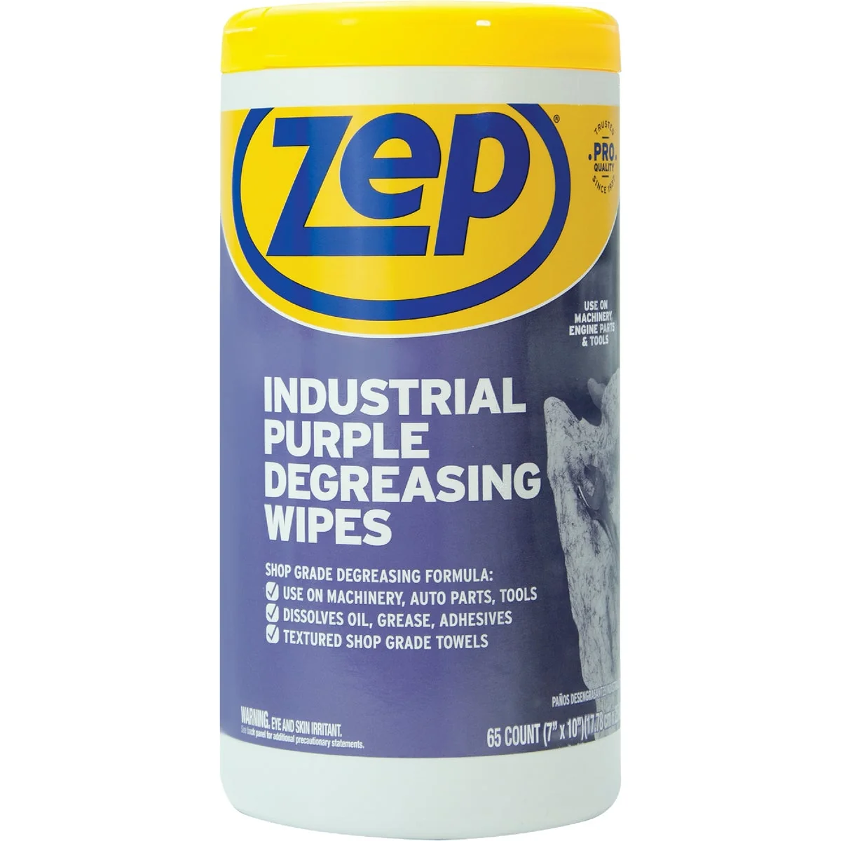 Fine Zep Industrial Purple Cleaning Degreasing Wipes 65 Count Fine Crafted