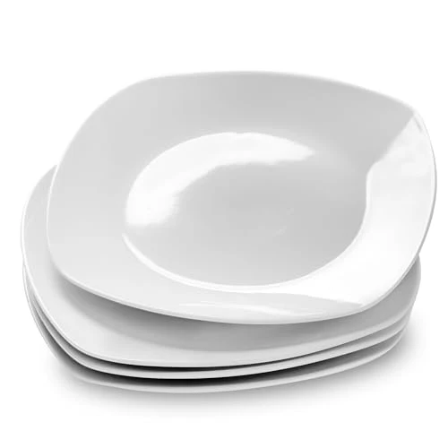 Trusted Ceramic White Dinner Plates Set of 4 4 Count Specialty