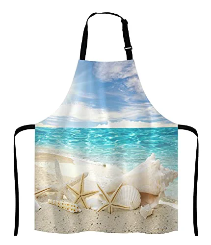 Reliable Caribbean Samana Beach Adjustable Bib Apron Outstanding