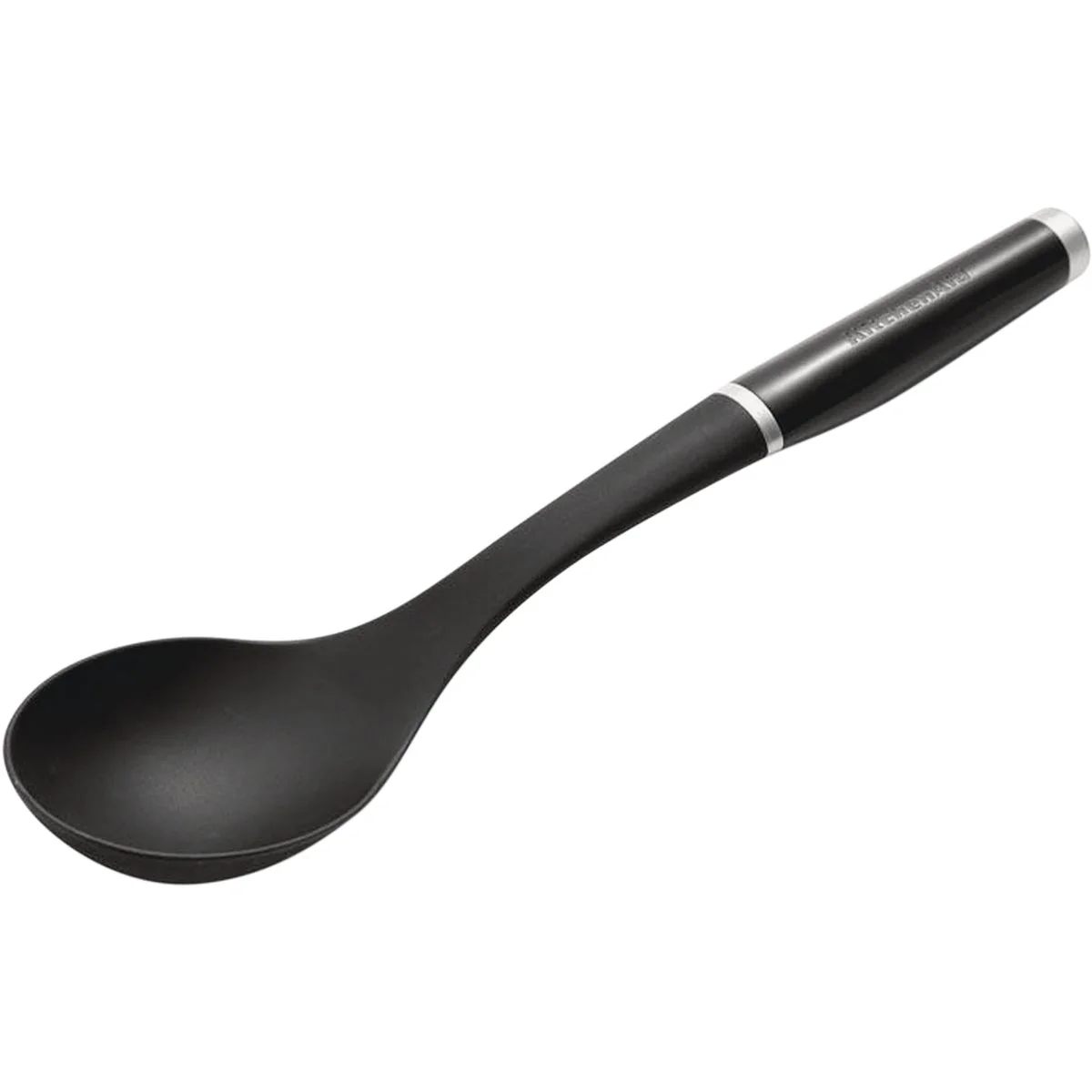 Detailed KitchenAid 13 In. Black Nylon Basting Spoon Stylish