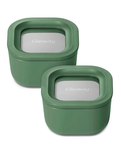 Sustainable 2 Piece Glass Food Storage Container Set 2 Count Outstanding
