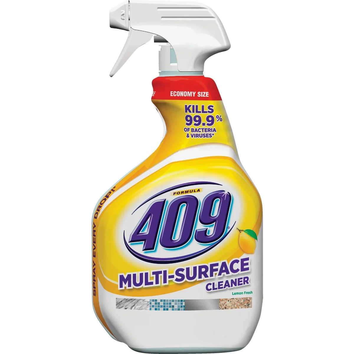 Versatile Formula 409 32 Oz. Lemon Fresh Antibacterial Multi-Surface Disinfectant Cleaner Sophisticated