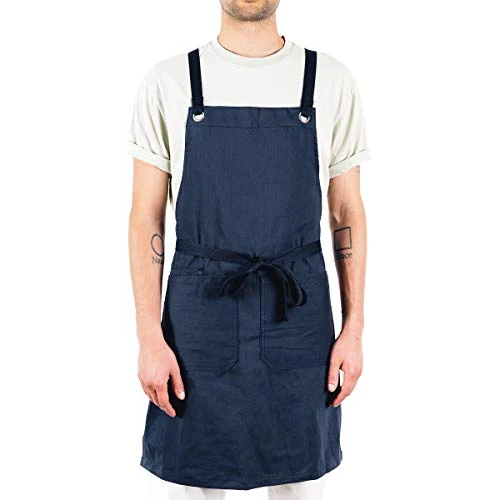 High-Quality Crossback Kitchen Apron for Cooking Traditional