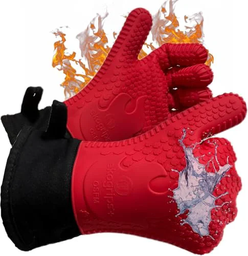 Fine Crafted Ekogrips Plus Oven Gloves with Fingers 2 Count Trendy