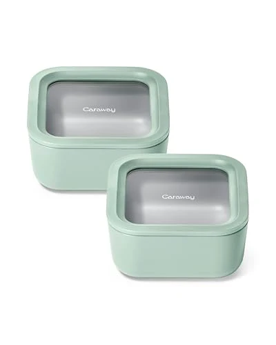 Fashionable 2 Piece Glass Food Storage Set with Lids 2 Count Efficient