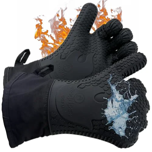 Proven Ekogrips Plus Oven Gloves with Fingers 2 Count Smooth