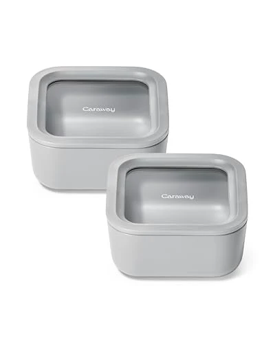 Flexible 2 Piece Glass Food Storage Set with Lids 2 Count Refined