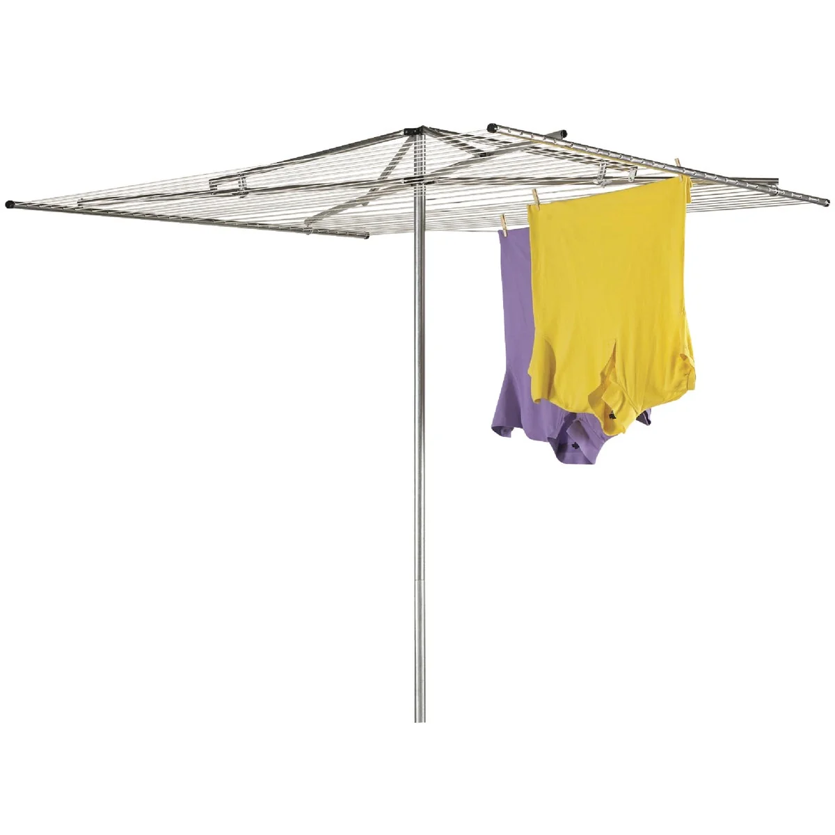 Unique Household Essentials Sunline 72 In. 72 In. 180 Ft. Drying Area Umbrella Style Clothes Dryer Stylish