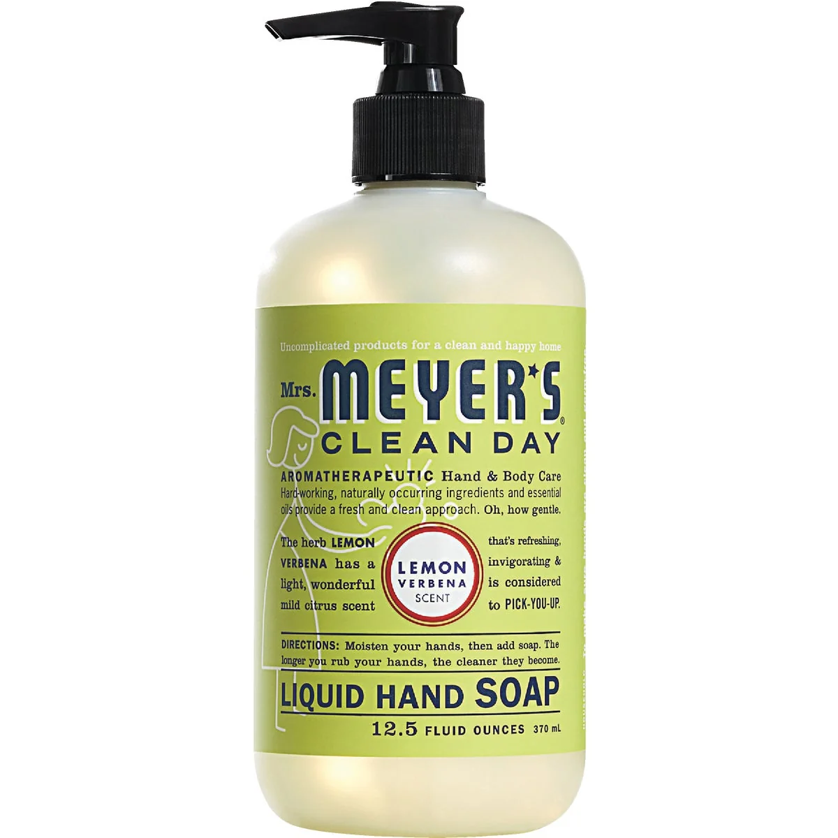 Secure Mrs. Meyer's Clean Day 12.5 Oz. Lemon Liquid Hand Soap Versatile