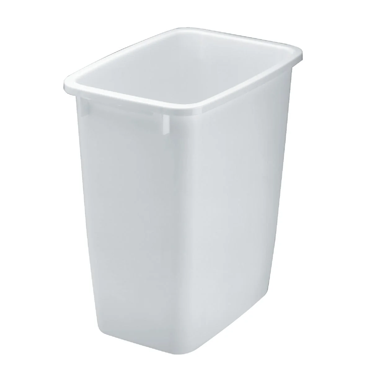 Casual Rubbermaid 21 Qt. White Wastebasket Professional