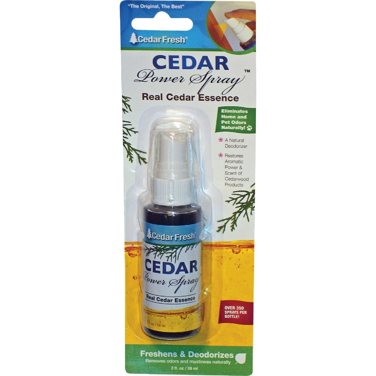 Effective Cedar Fresh 2 Oz. Cedar Non-Aerosol Spray Air Freshener Elegant