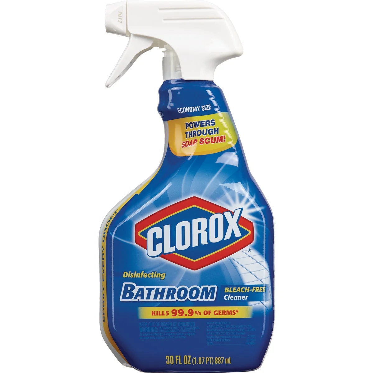 Safe Clorox 30 Oz. Disinfecting Foaming Action Bathroom Cleaner Durable