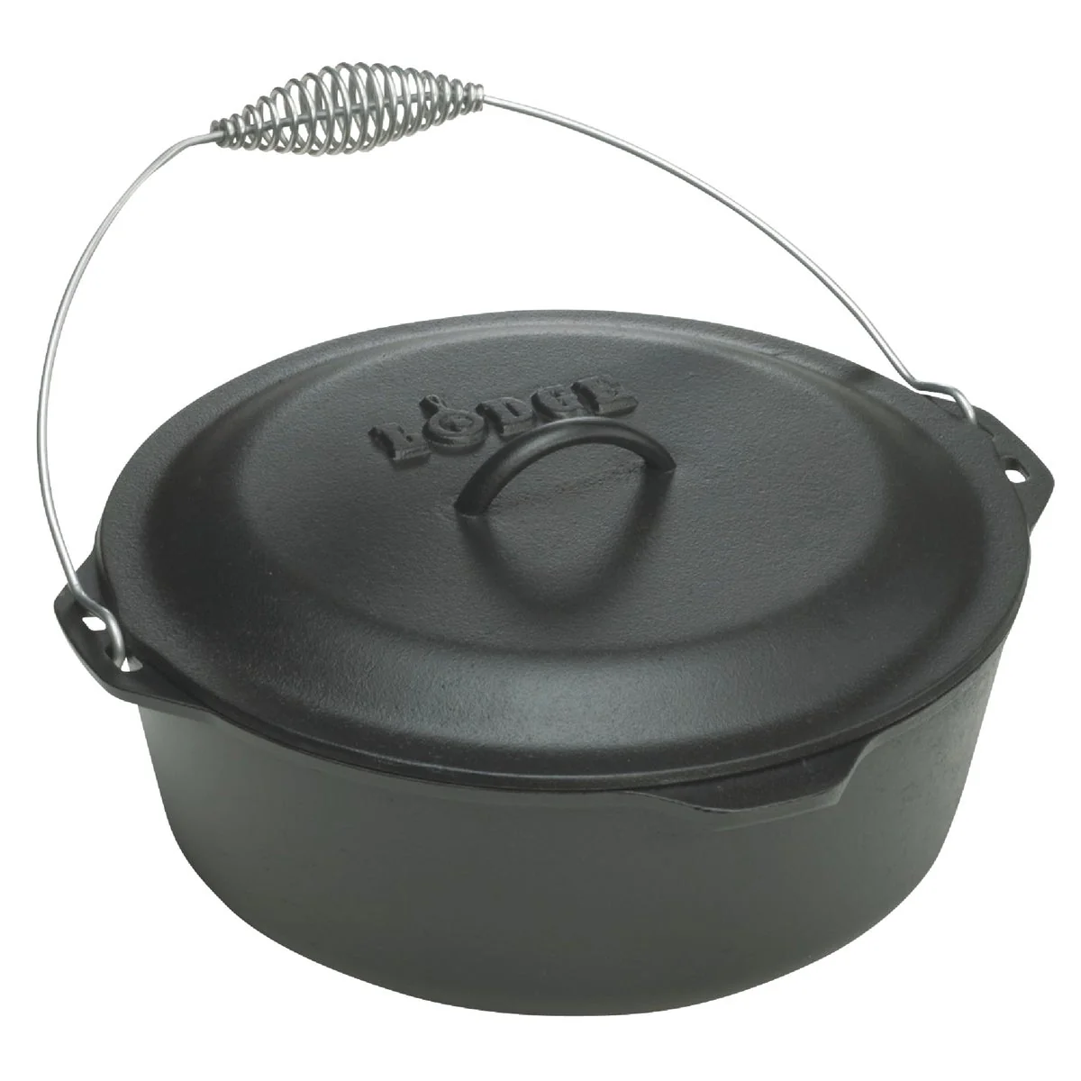 Relaxed Lodge 5 Qt. Dutch Oven With Iron Cover Advanced