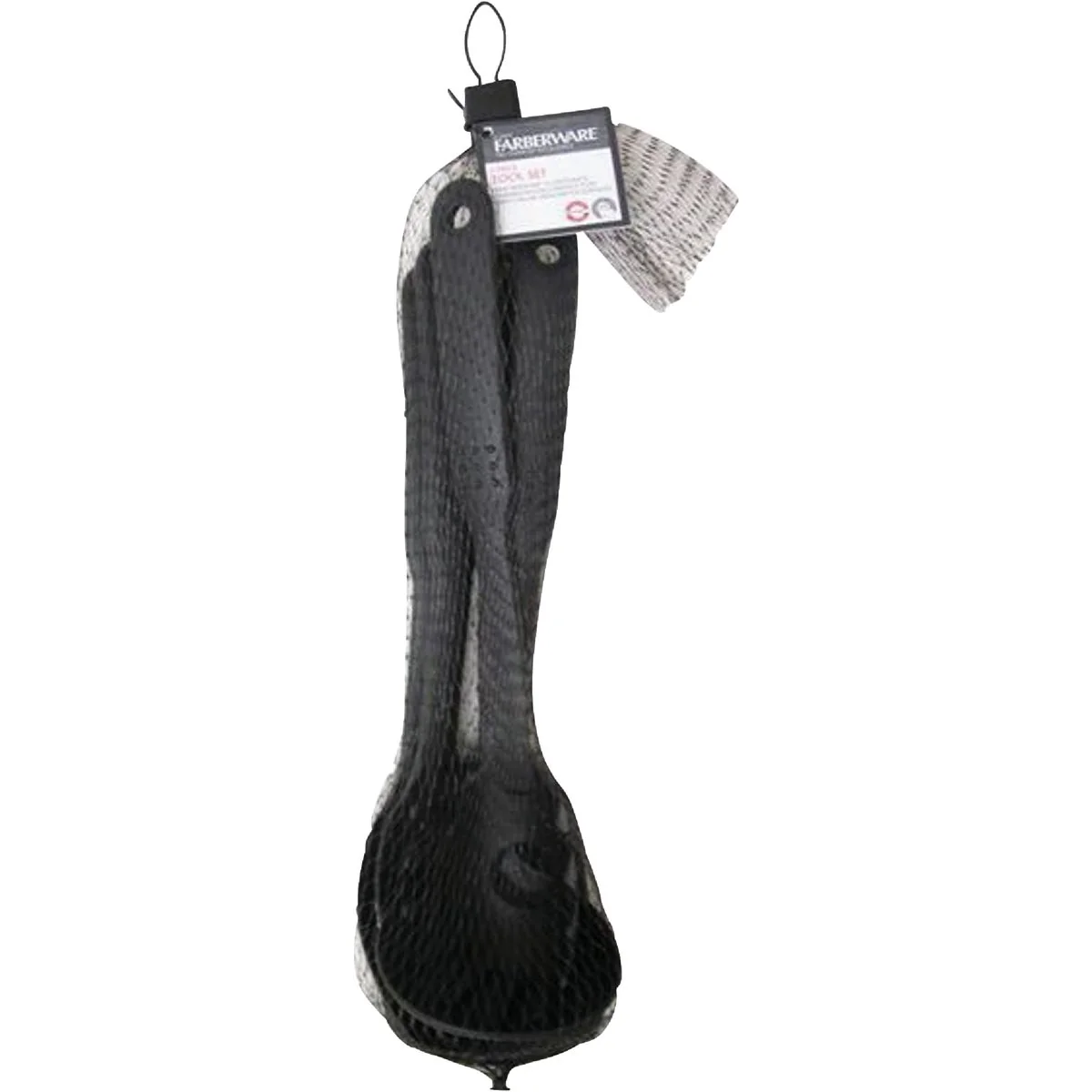 Proven Farberware Nylon Cooking Tools in Black Mesh Bag 5-Piece Specialty
