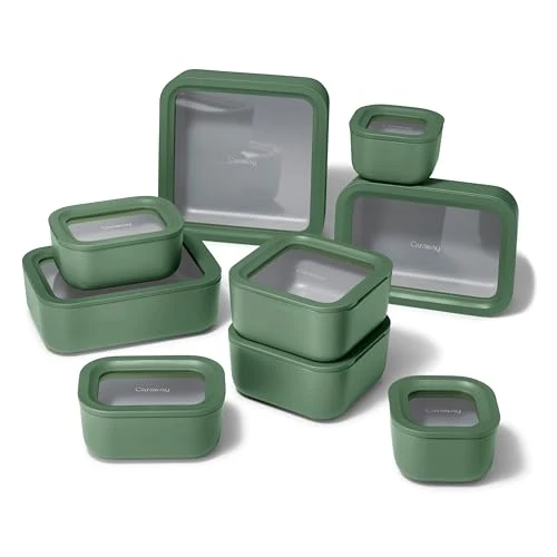 Enhanced 22 Piece Glass Food Storage Set 22 Count Environmentally Friendly