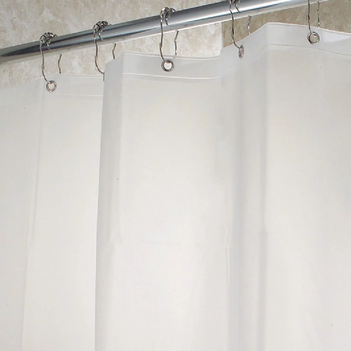 Powerful InterDesign Gia 72 In. x 72 In. Clear Vinyl Shower Curtain Liner Versatile