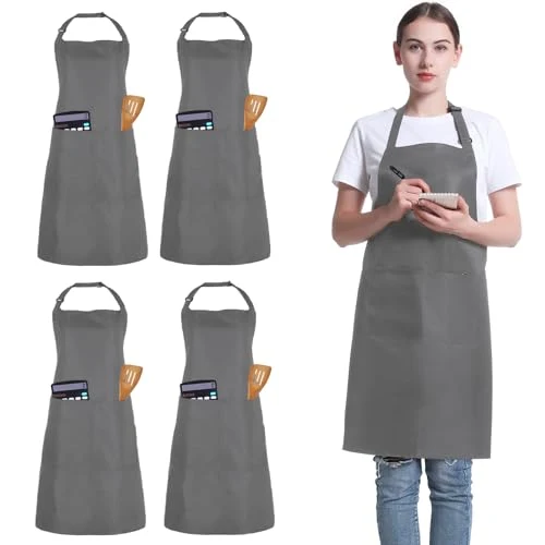 Healthy 4 Pack Chef Apron 4 Count Detailed