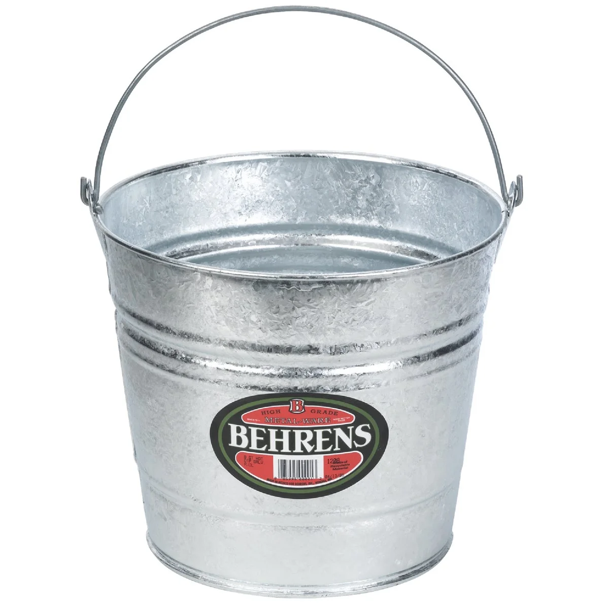 Next-Generation Behrens 8 Qt. Hot-Dipped Steel Pail Top-Quality