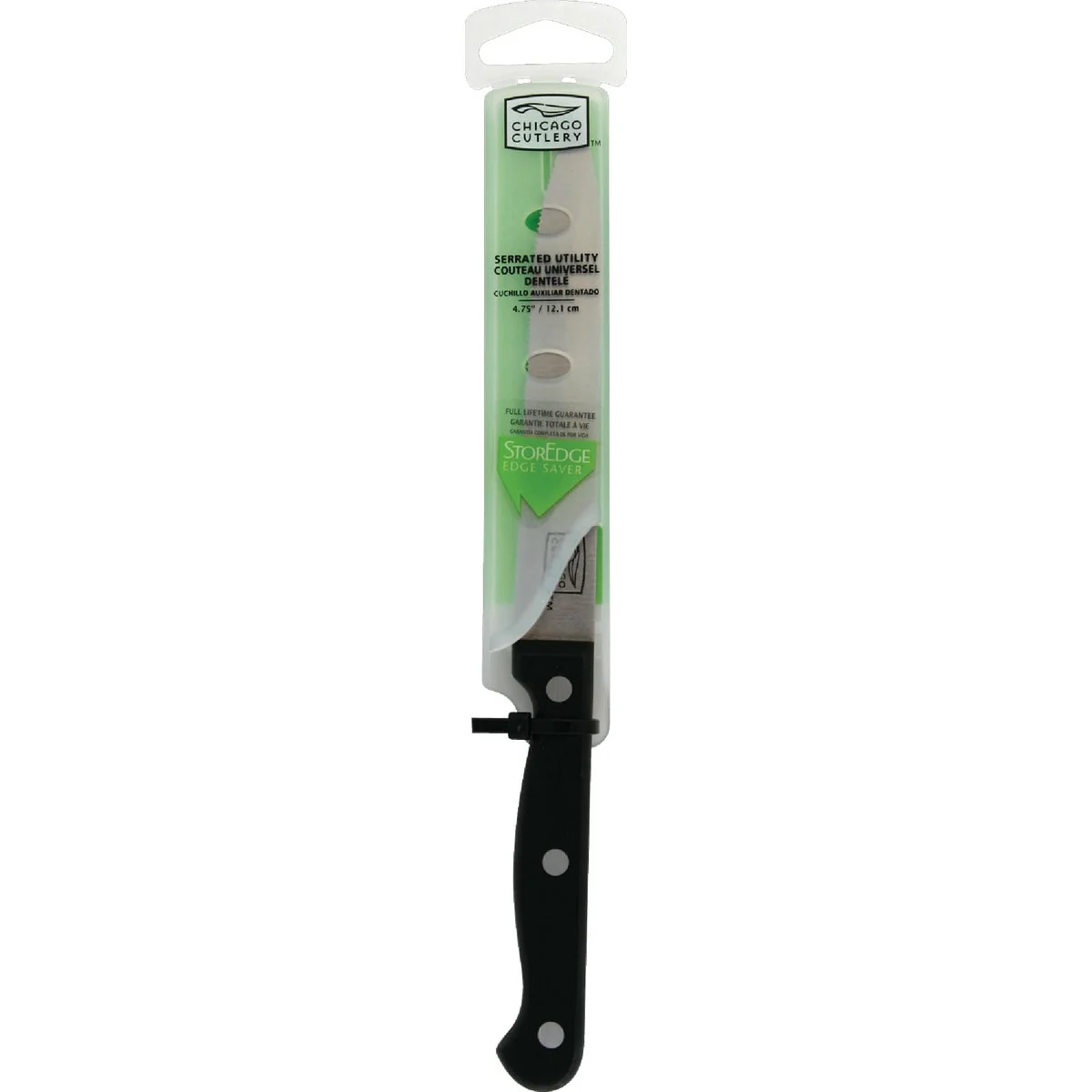 Unique Chicago Cutlery Essentials 4.75 In. Serrated Kitchen Utility Knife Elite