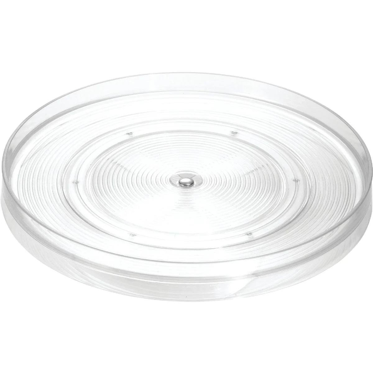 Luxury iDesign Linus 11 In. Dia. x 1.75 In. H. Clear Turntable Contemporary