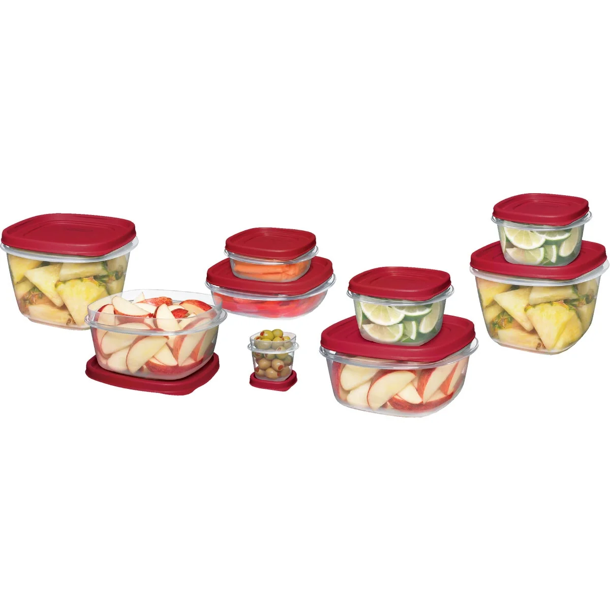 Excellent Rubbermaid Easy Find Lids 24-Piece Clear Food Storage Container Set Selected