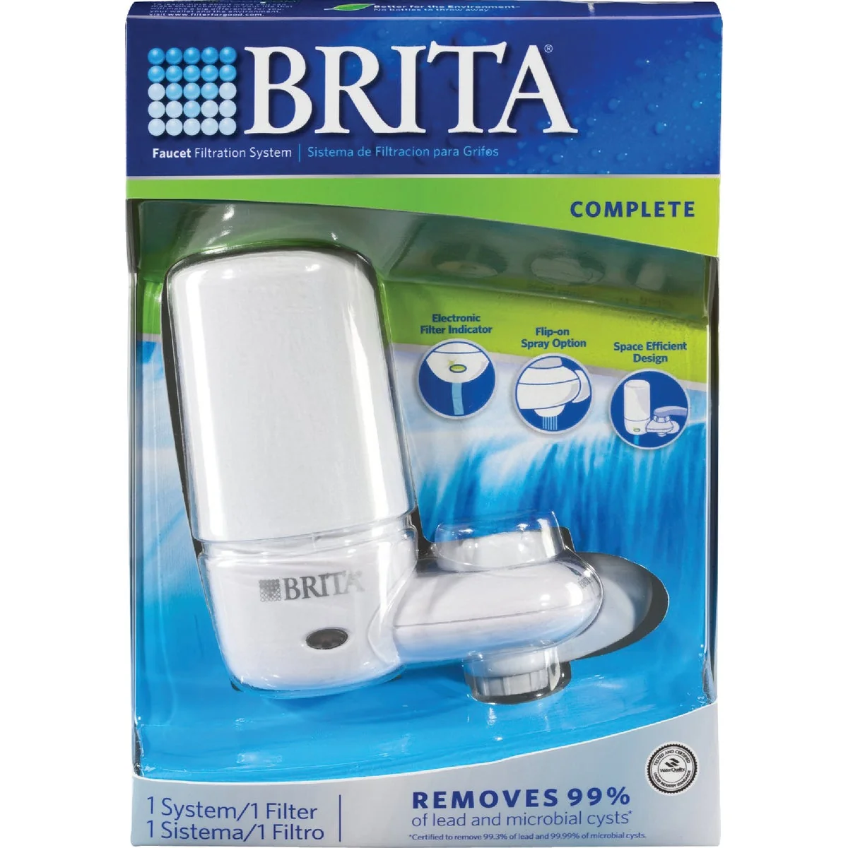 Functional Brita On Tap System Faucet Mount Water Filter Fast