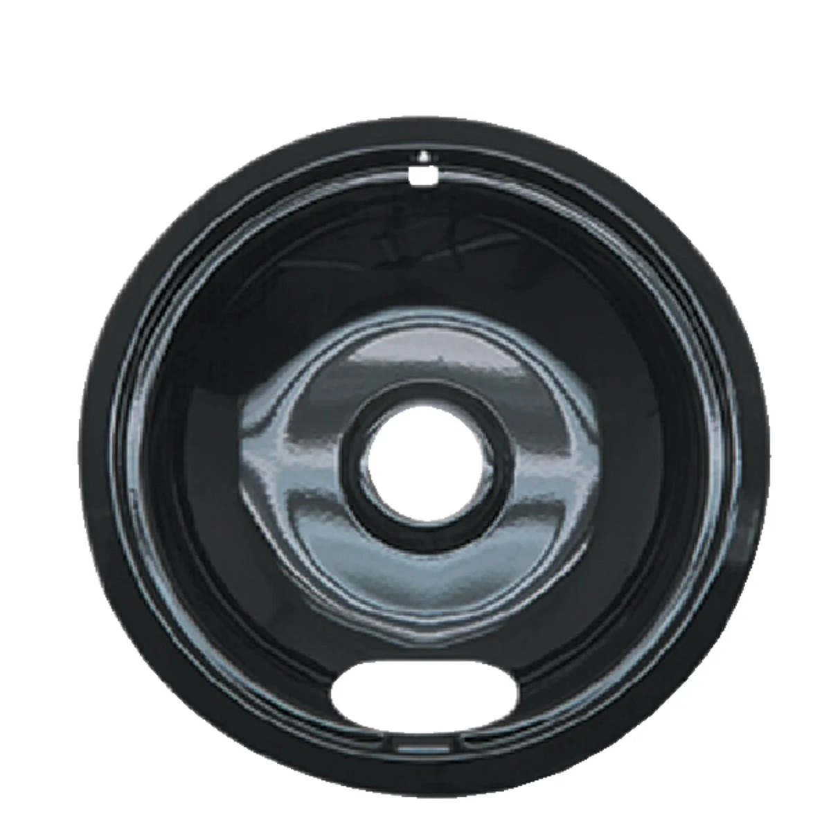 Functional Range Kleen Electric 8 Style A Round Black Drip Pan Luxury