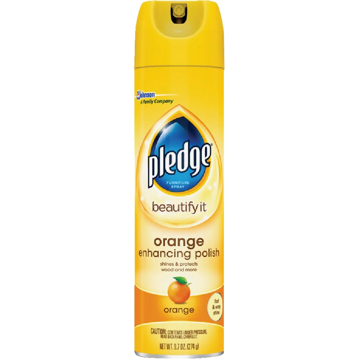 Healthy Pledge 9.7 Oz. Orange Furniture Polish High-Grade