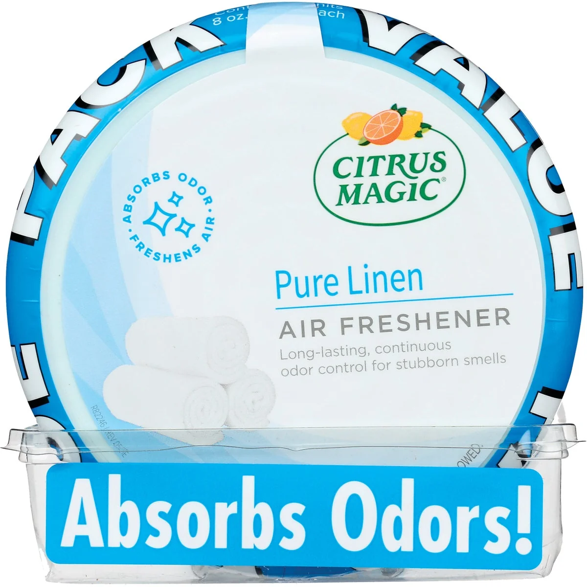 Efficient Citrus 8 Oz. Linen Solid Air Freshener 2-Pak Sophisticated