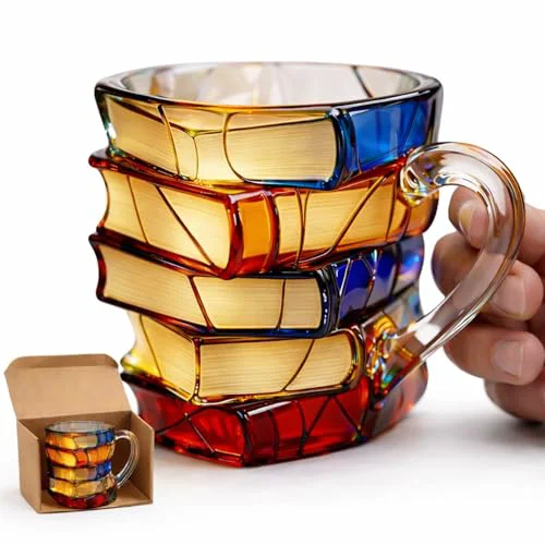 Clean Stained Glass Book Mug Verified