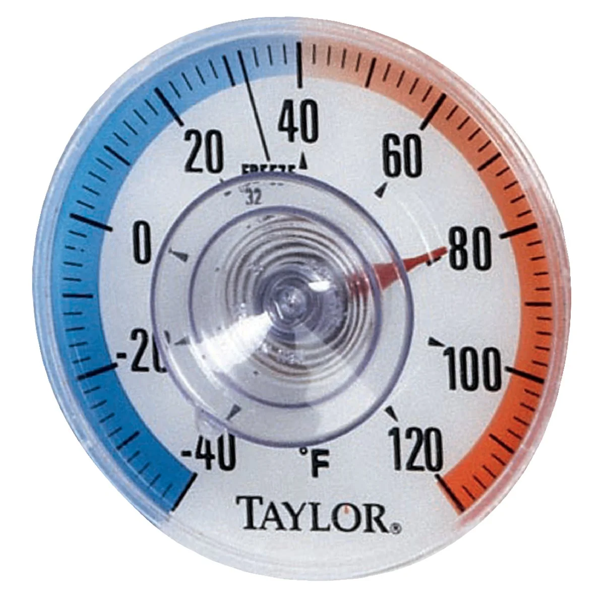 Smooth Taylor 3.5 In. Stick-on Dial Window Thermometer Flexible