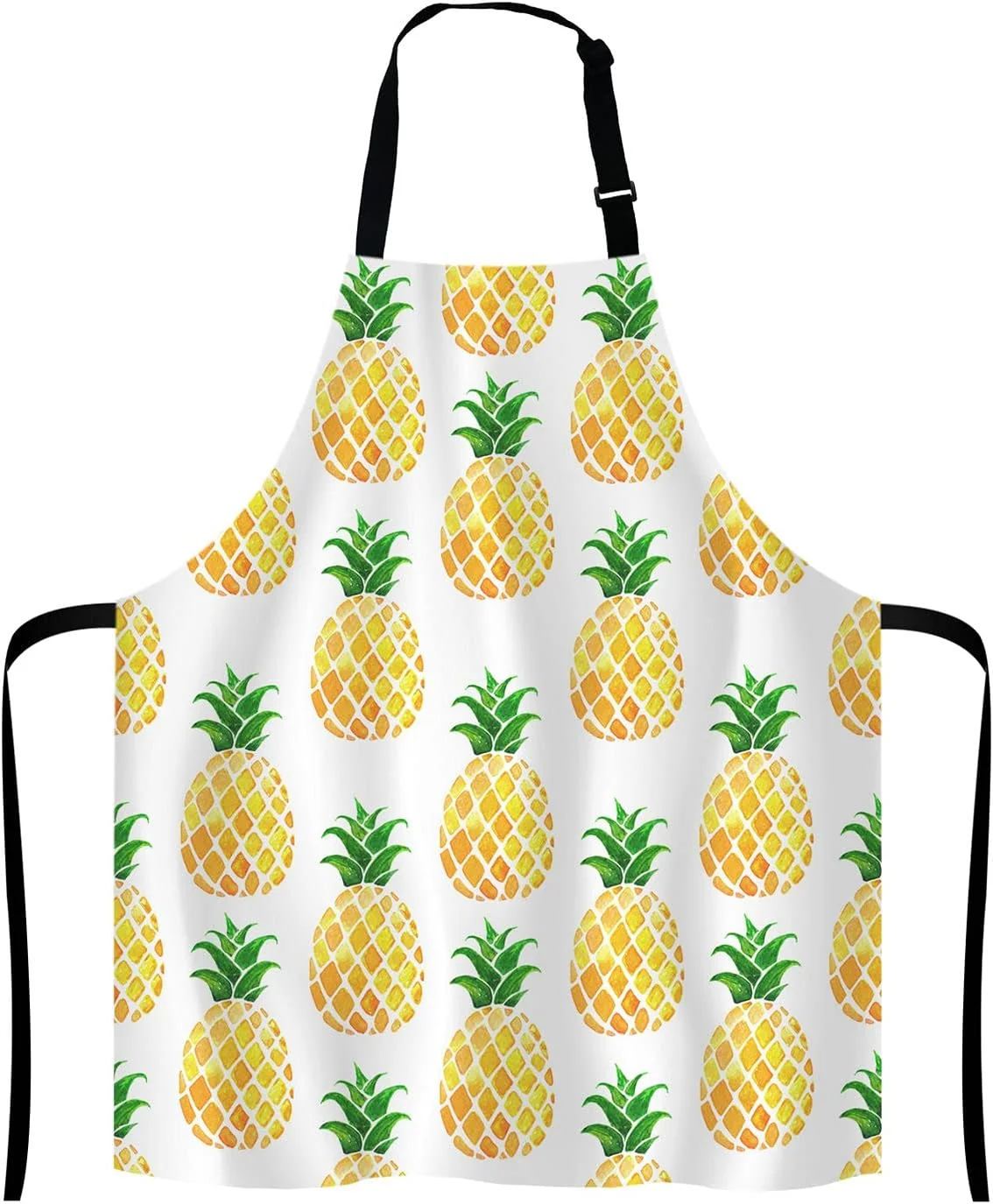 Recyclable Funny Hipster Baking Apron Novelty Cooking Chef Present For Men Womens Baking Present Full BBQ Grilling Kitchen Apron Pineapple Responsible