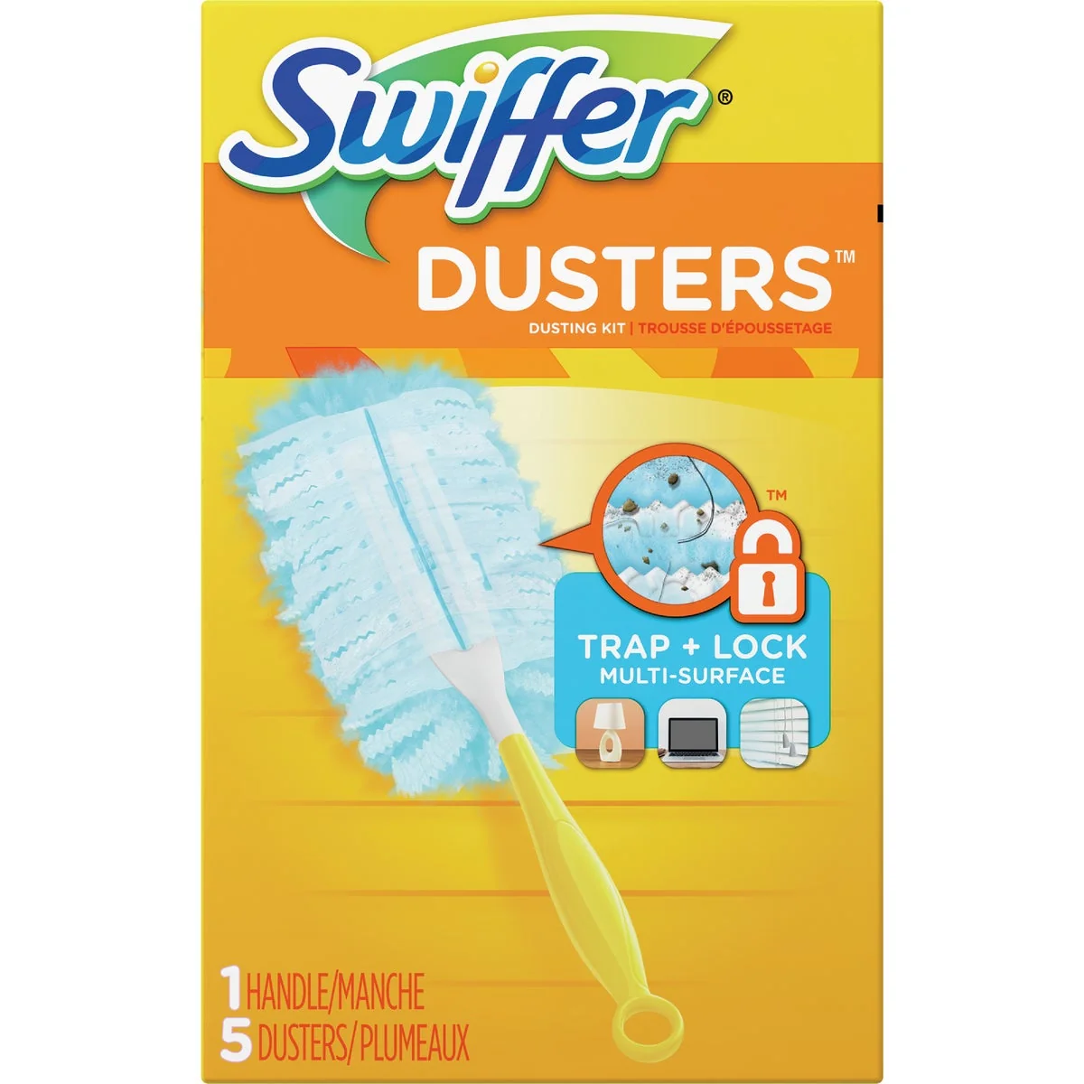 User-Friendly Swiffer 6 In. Handle Electrostatic Fiber Duster Versatile