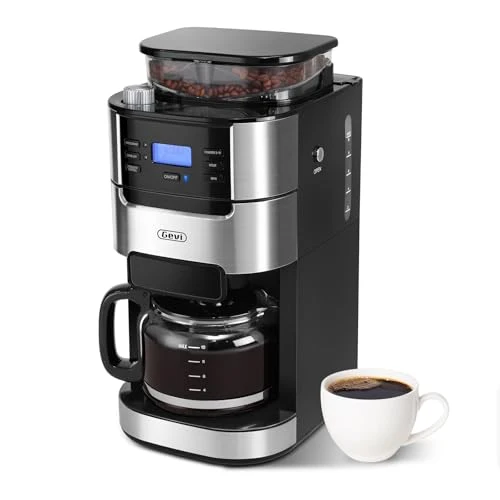 Natural 10-Cup Grind-And-Brew Drip Coffee Maker with Built-In Burr Grinder Trusted