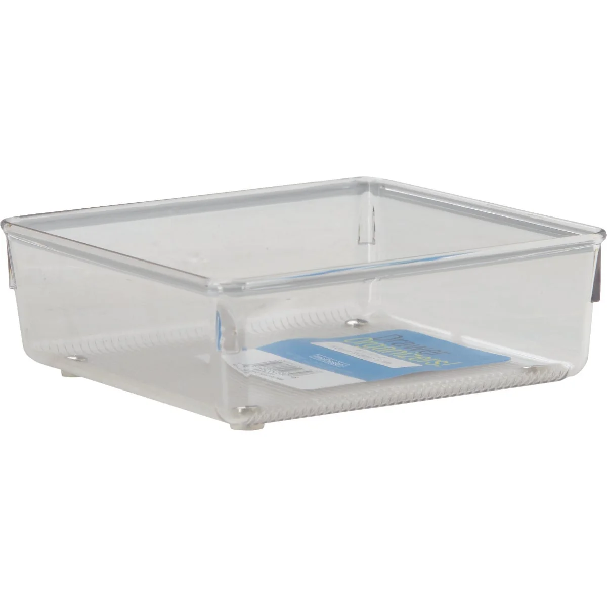 Official Interdesign Linus 6 In. x 6 In. x 2 In. Clear Drawer Organizer High-Quality