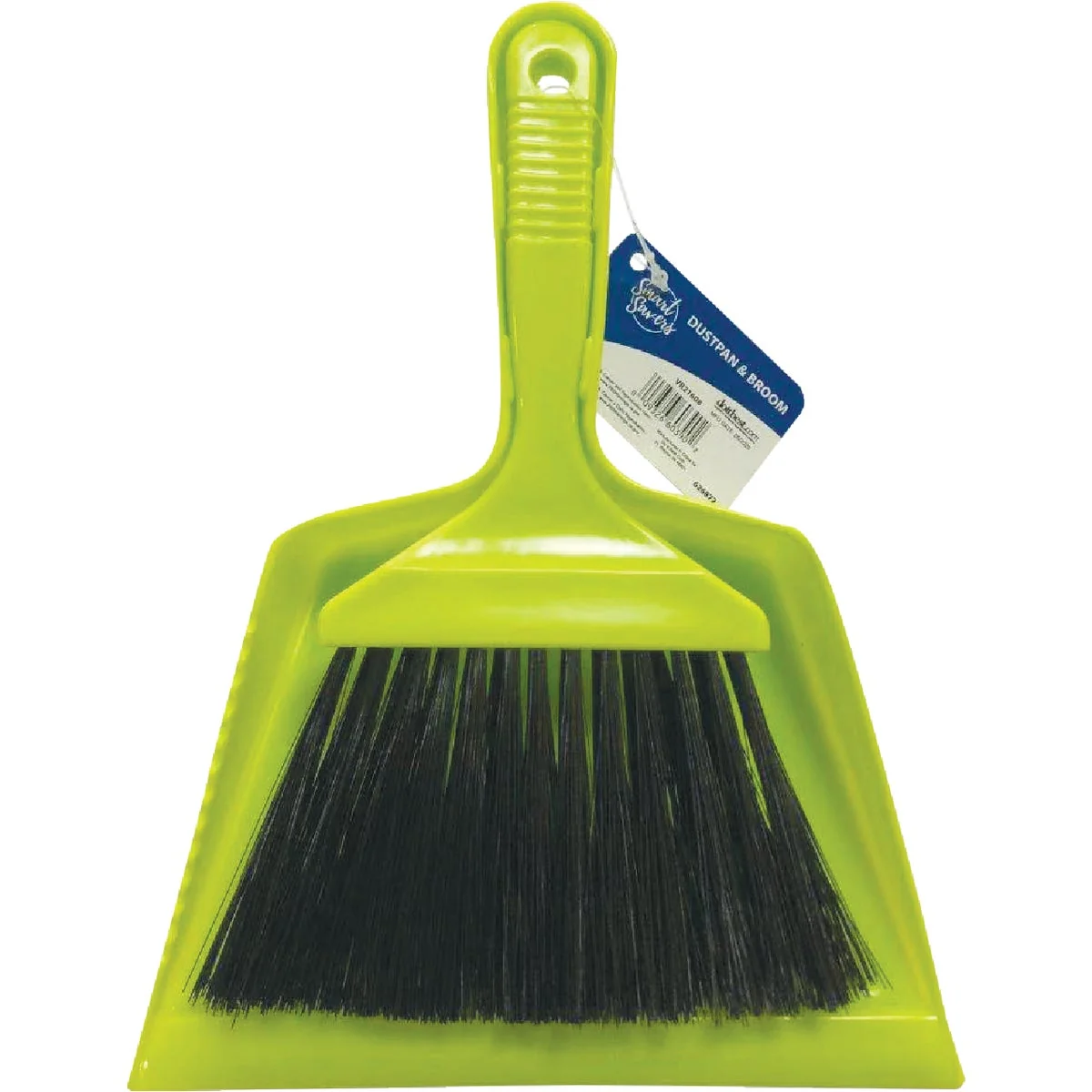 Breathable Smart Savers 6.7 In. Poly Whisk Broom with Dust Pan Fashionable
