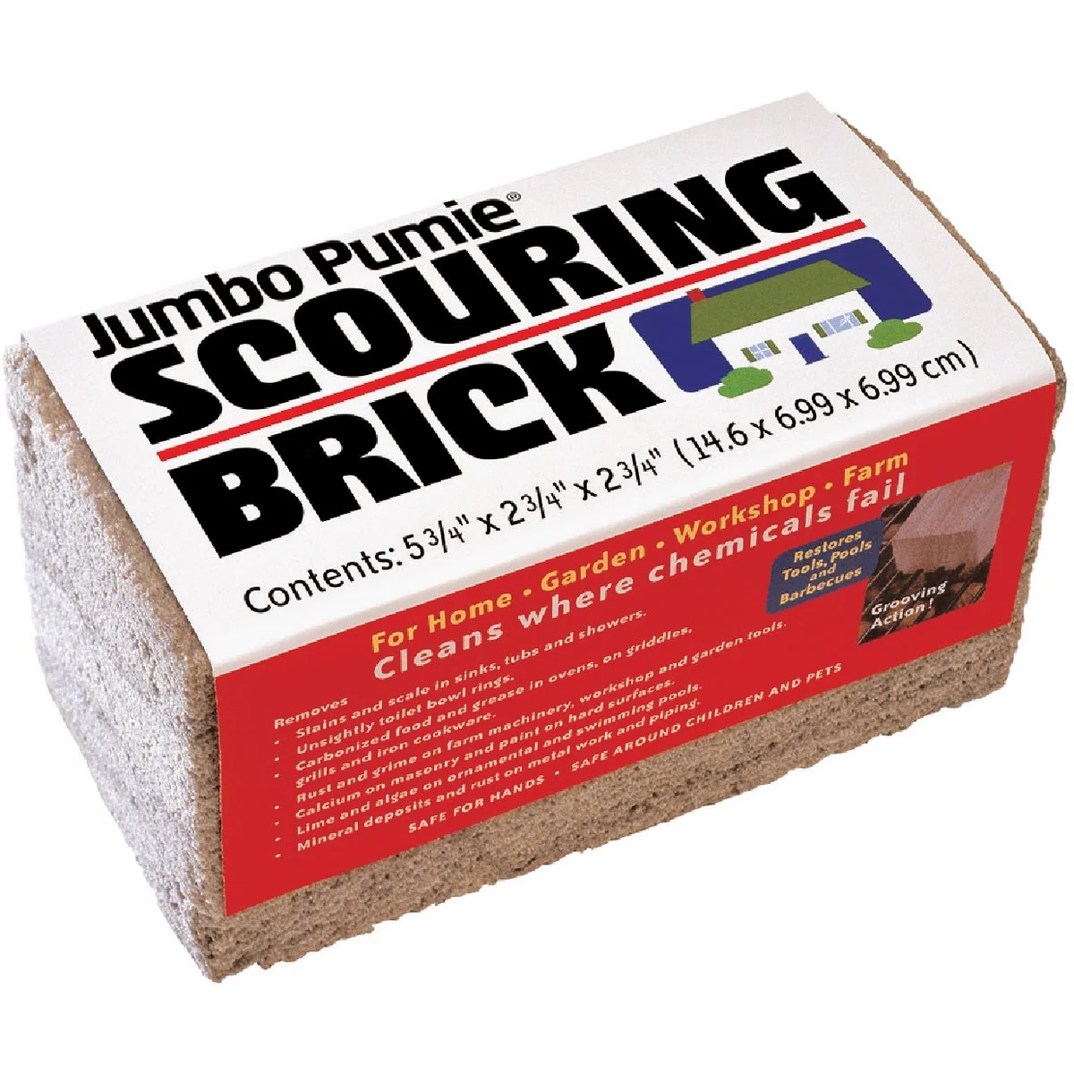 Next-Generation Jumbo Pumie 2.75 In. x 5.75 In. Scouring Brick Classic