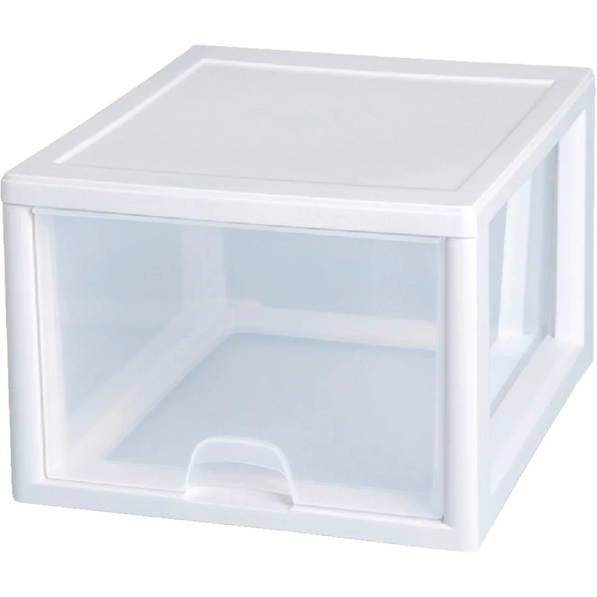 Casual Sterilite 14 In. x 10.25 In. x 17 In. 27 Quart White Stackable Storage Drawer Expertly Made