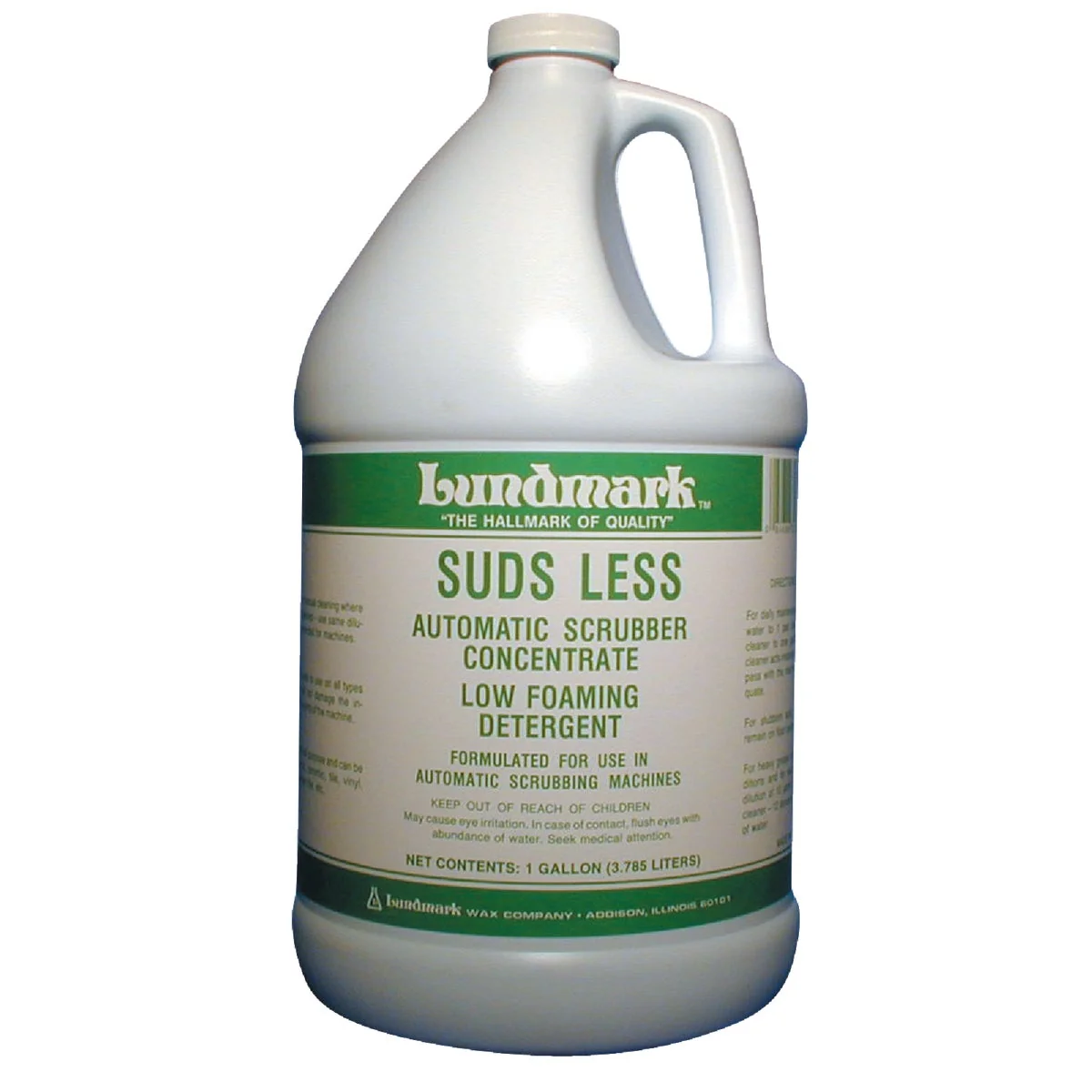 Durable Lundmark 1 Gal. Suds Less Cleaner for Use in Automatic Scrubbing Machine Exceptional