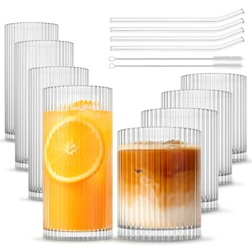 Sophisticated Set of 8 Vintage Glassware 8 Count Dependable