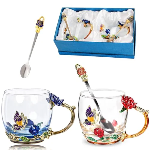 Outstanding Tea Cup Glass Coffee Mugs 34.99 Count Genuine