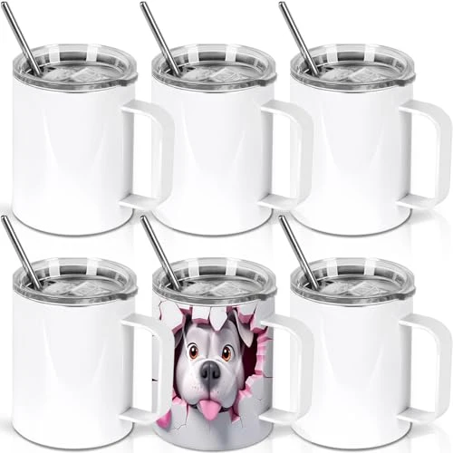 User-Friendly 12 Oz Sublimation Coffee Mug Blanks With Handle 6 Count Enhanced
