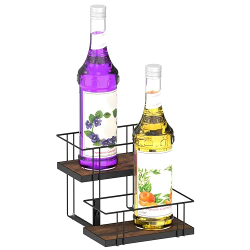 Solid Coffee Syrup Rack Organizer First-Class