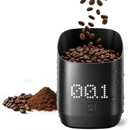 Sustainable Digital Coffee bean Dosing Cup with LED Display Efficient