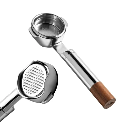 Genuine 58mm Bottomless Naked Portafilter Silver Flexible