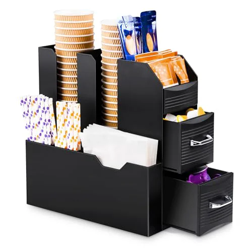 Exclusive Coffee Condiment Organizer 11 Professional