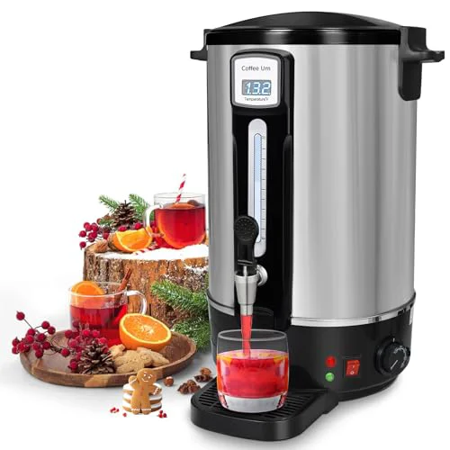 Consistent Commercial Coffee Urn 50 Cup Stainless Steel Coffee Maker Advanced