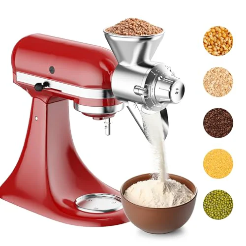 Quality Metal Grain Mill Attachment for KitchenAid Stand Mixer Carefully Designed